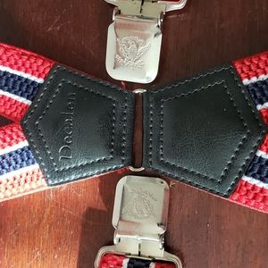 DECALEN Patriotic Suspenders